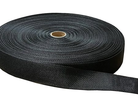 Webbing, Poly Black 1-1 2  --100 Yards per Roll Hot on Sale