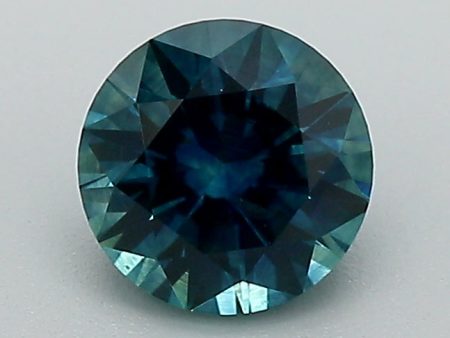 1.04ct Blue Round Brilliant Montana Sapphire For Discount