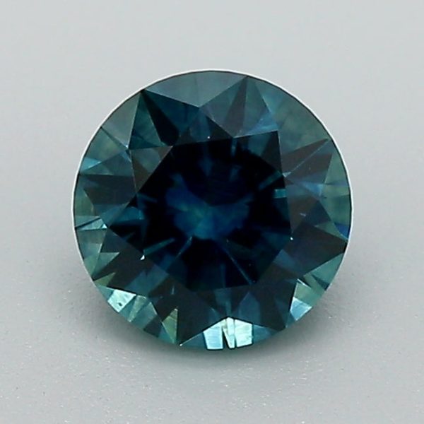 1.04ct Blue Round Brilliant Montana Sapphire For Discount