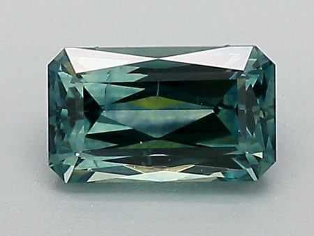 0.92ct Greenish Blue Cut Cornered Rectangular Modified Brilliant Montana Sapphire Hot on Sale