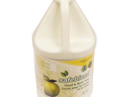 Savon pour mains et corps - pomme verte - 4 L (1,06 gal) - Safeblend HLGR-G04 Online Sale