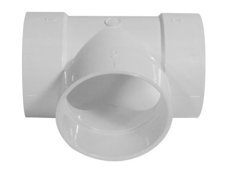 Raccord court en forme de  T  - pour installation aspirateur central - blanc -  Plastiflex SV8068 Sale