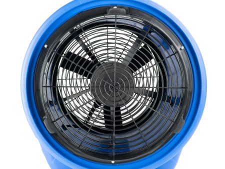 Ventilateur  souffleur   séchoir de plancher industriel - Johnny Vac - diamètre du ventilateur 16  (40,6 cm) - moteur scellé - 1 vitesse - avec poignée - bleu Fashion