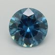 1.09ct Blue Round Brilliant Montana Sapphire For Cheap