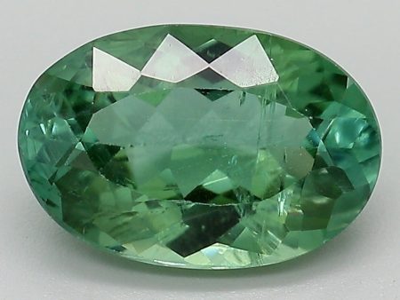 2.75ct Green Oval Cut  Brazil Tourmaline For Sale